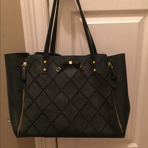 Jessica Simpson Black Purse w/Removable Makeup Bag